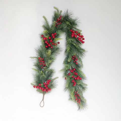 5' BERRY PINE GARLAND