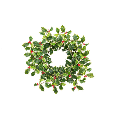 16" HOLLY BERRY WREATH