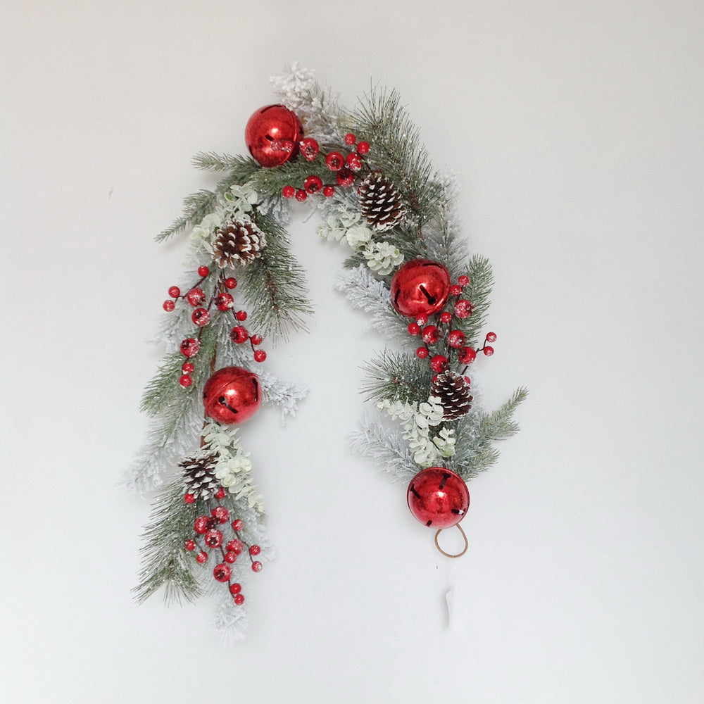 48" PINE EUCA BRY BELL GARLAND